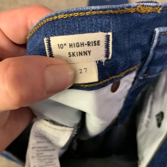 Madewell 10” High Rise Button-fly Skinny Jean - Picture 4 of 7